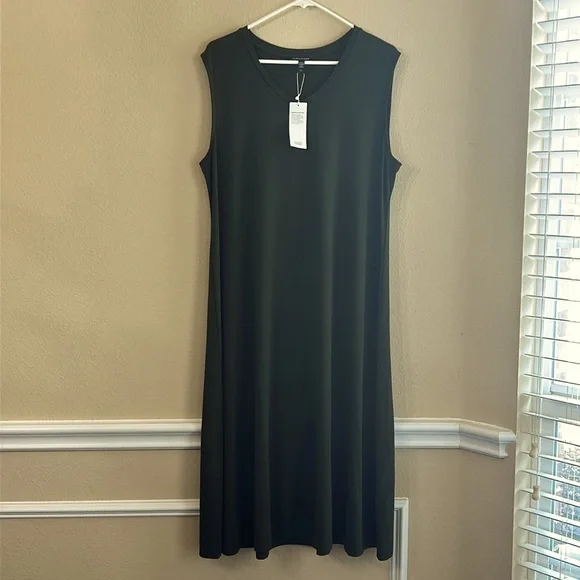 Eileen Fisher | Dresses | Nwt Eileen Fisher Stretch Jersey Knit Vneck Tank Dress | Poshmark Eileen Fisher | Dresses | Nwt Eileen Fisher Stretch Jersey Knit Vneck Tank Dress | Poshmark
